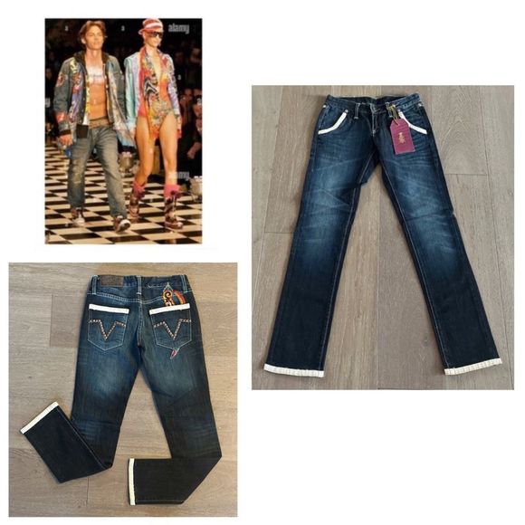 NWT Christian Audigier Harrison Dagger Jeans - Picture 1 of 15